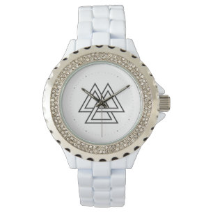 Reloj De Pulsera Cruz Celta Cristiana Mitología Vikinga Triquetra