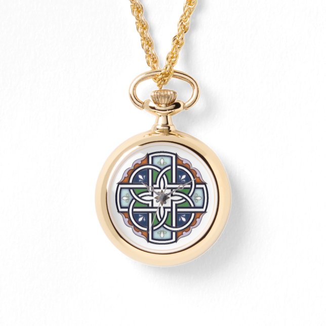 Reloj De Pulsera Cruz Celta Deco (Anverso)