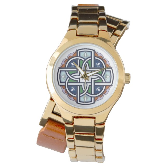 Reloj De Pulsera Cruz Celta Deco (Anverso)
