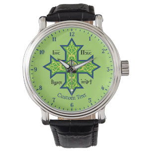 Reloj De Pulsera Cruz copta