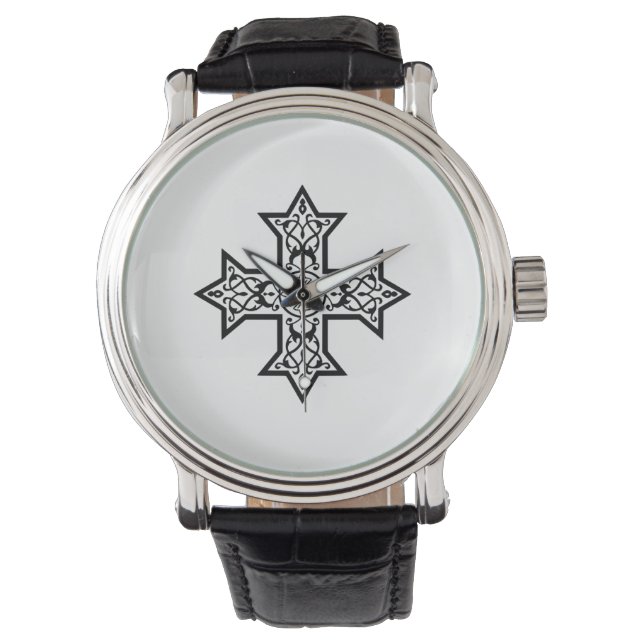 Reloj De Pulsera Cruz copta (Anverso)