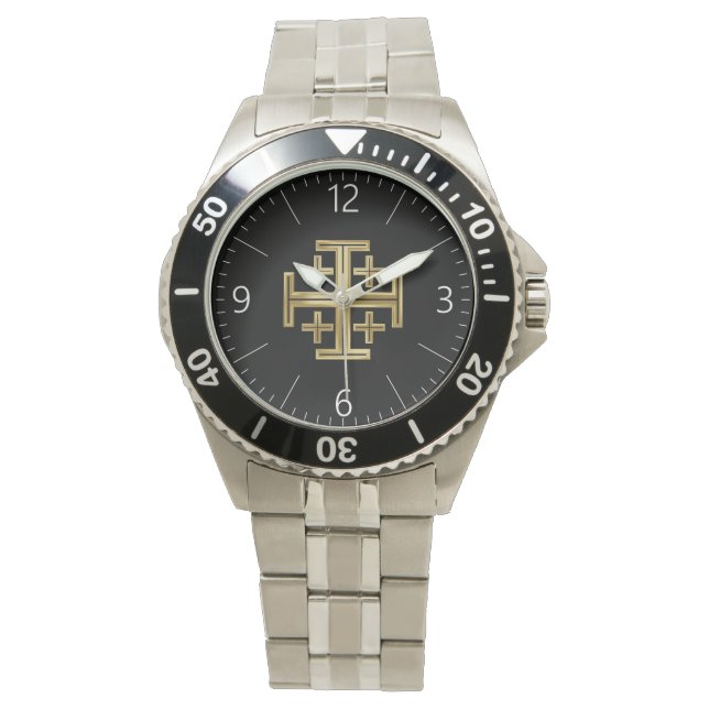 Reloj De Pulsera Cruz cristiana (Anverso)