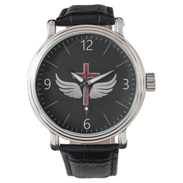 Reloj De Pulsera Cruz cristiana (Anverso)