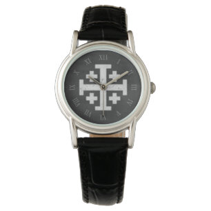 Reloj De Pulsera Cruz Cristiana de los Caballeros Templarios de Jer
