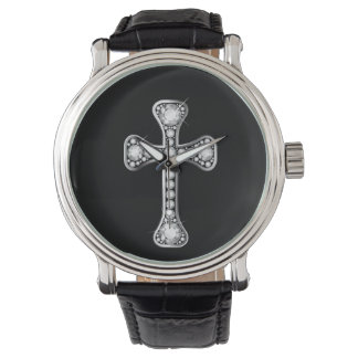 Reloj De Pulsera Cruz cristiana "Diamante" Watch