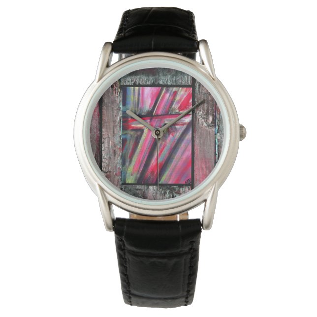 Reloj De Pulsera Cruz curativa (Anverso)