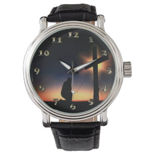 Reloj De Pulsera Cruz de la crucifixión del Jesucristo