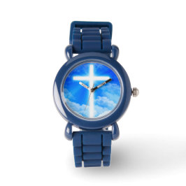 Reloj De Pulsera Cruz de la Luz Jesucristo Personalizable Cristiano