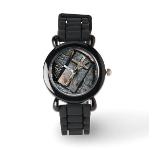 Reloj De Pulsera Cruz de Protección