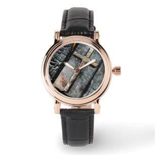Reloj De Pulsera Cruz de Protección