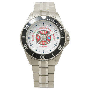 Reloj De Pulsera Cruz de rescate de incendios