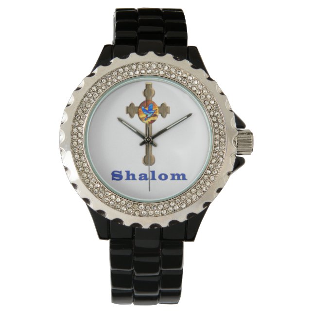Reloj De Pulsera Cruz de Shalom (Anverso)