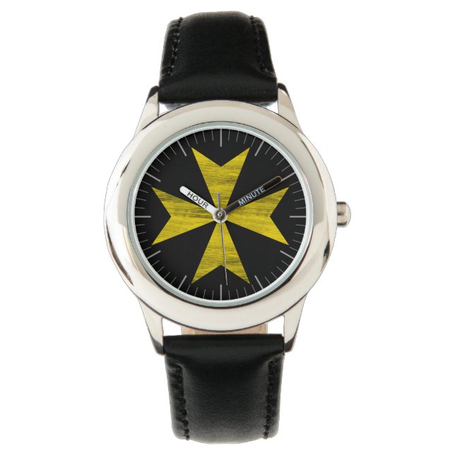 Reloj De Pulsera Cruz maltesa (Anverso)