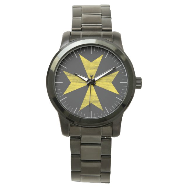 Reloj De Pulsera Cruz maltesa (Anverso)