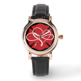 Reloj De Pulsera CRUZ MALTESA con CORAZÓN E INFINIDAD