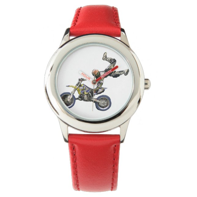 Reloj De Pulsera cruz moto (Anverso)