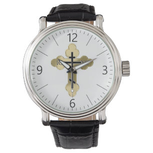 Reloj De Pulsera Cruz ortodoxa cristiana