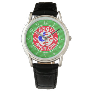 Reloj De Pulsera Cruz vasca de Euskara Lauburu del americano