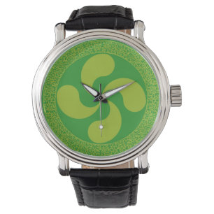 Reloj De Pulsera Cruz vasca elegante y elegante: Lauburu,