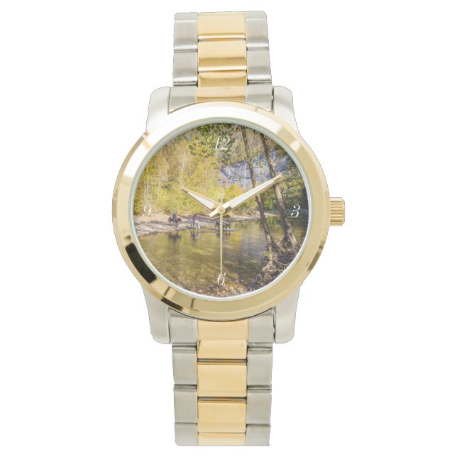 Reloj De Pulsera Cruzando El Río Búfalo (Anverso)