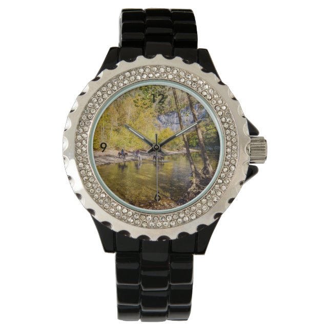 Reloj De Pulsera Cruzando El Río Búfalo (Anverso)