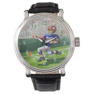 Reloj De Pulsera Cruzar la línea de objetivos para un toque