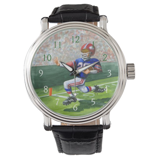 Reloj De Pulsera Cruzar la línea de objetivos para un toque (Anverso)