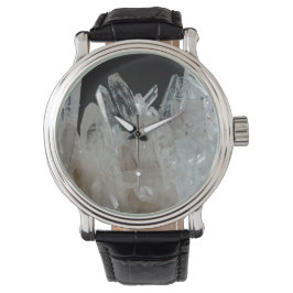 Reloj De Pulsera Crystal Energy Quartz Cluster Watch