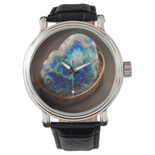 Reloj De Pulsera Crystal Geode Stone Cloudy
