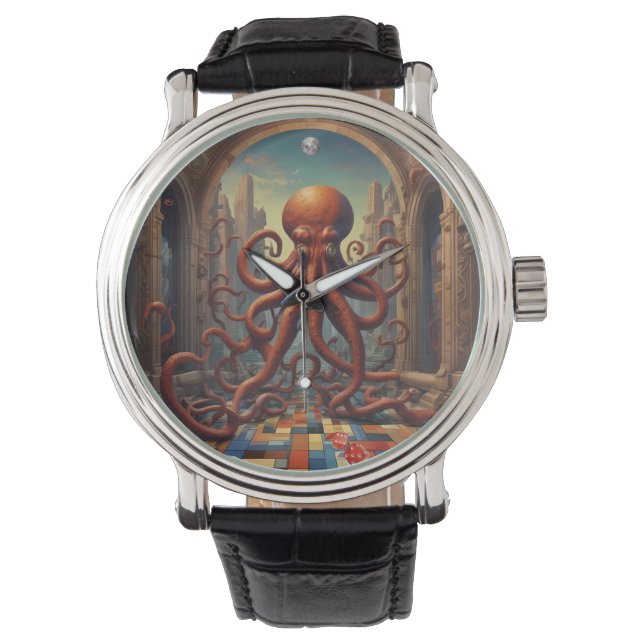 Reloj De Pulsera Cthulhu Paraíso Perdido (Anverso)