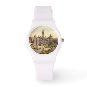 Reloj De Pulsera Cuadrado de George, Glasgow, Escocia