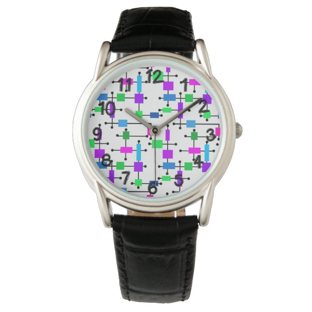 Reloj De Pulsera Cuadrícula de color de Guay (Anverso)