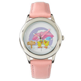 Reloj De Pulsera Cuadros Ducks Feliz Navidad