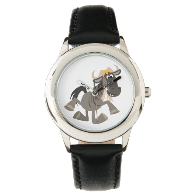 Reloj De Pulsera Cuadros Personalizados Tap Dancing Wildebeest Watc (Anverso)
