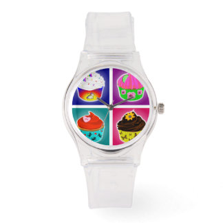 Reloj De Pulsera Cuatro Cupcakes Watch