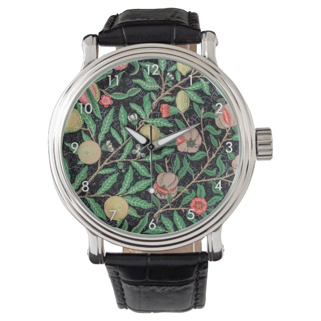 Reloj De Pulsera Cuatro frutas, William Morris (Anverso)