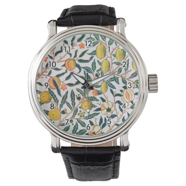 Reloj De Pulsera Cuatro frutas, William Morris (Anverso)