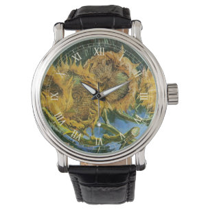Reloj De Pulsera Cuatro girasoles cortados por Vincent van Gogh