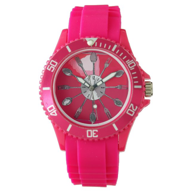 Reloj De Pulsera Cubertería O'clock 2. (Anverso)