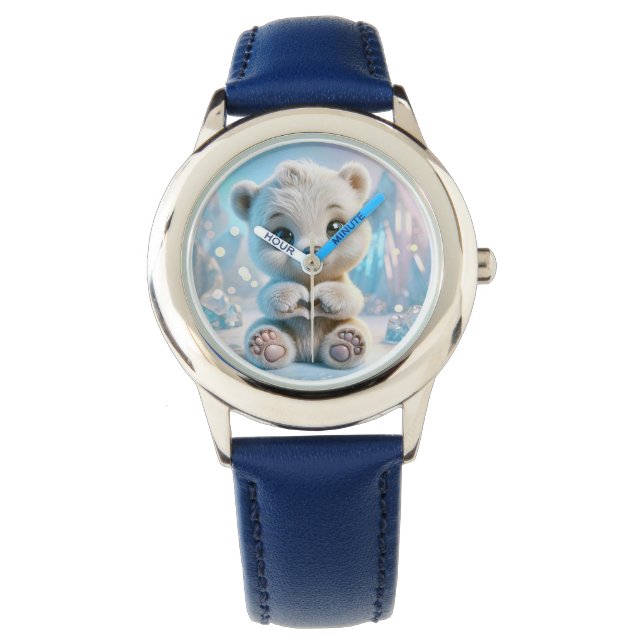 Reloj De Pulsera Cubo de oso polar (Anverso)