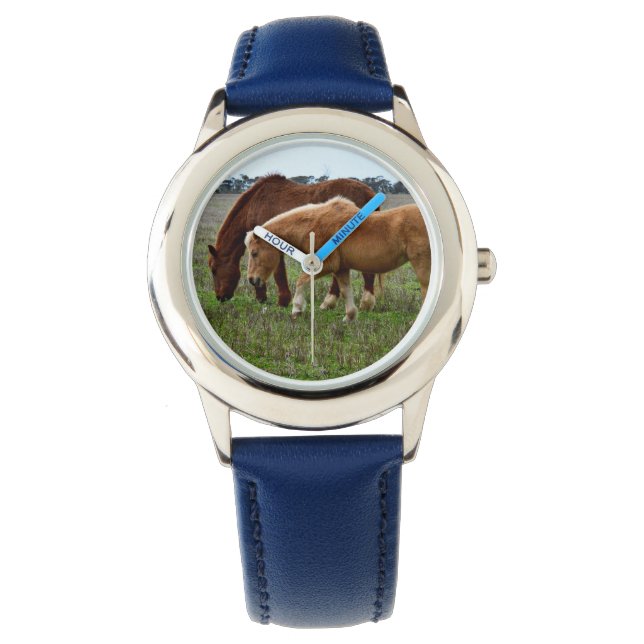 Reloj De Pulsera Cuchara De Castaño Y Ternera, (Anverso)