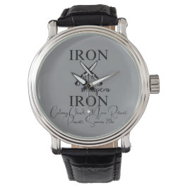 Reloj De Pulsera Cuchillo de hierro afila hierro Cristiano