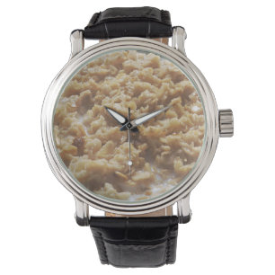 Reloj De Pulsera Cuenco de harina de avena