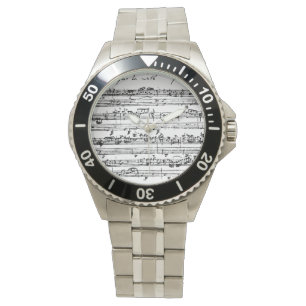 Reloj De Pulsera Cuenta de la música de Bach
