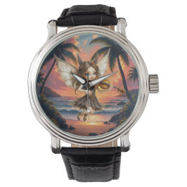 Reloj De Pulsera Cuerdas Susurrantes de la Hada del Atardecer.