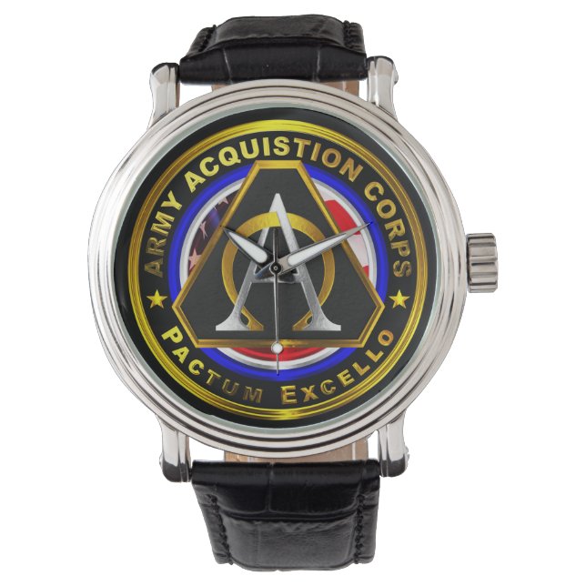 Reloj De Pulsera Cuerpo de Adquisición del Ejército (Anverso)