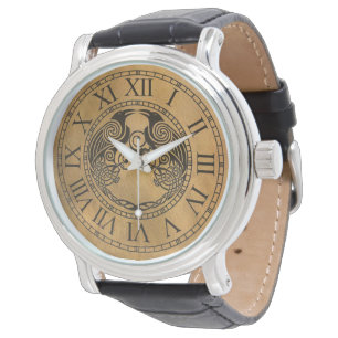 Reloj De Pulsera Cuervo céltico