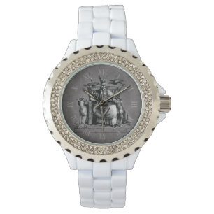 Reloj De Pulsera Cuervos de Odin Mitología vikinga Valhalla espera