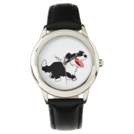 Reloj De Pulsera Cuidada Personalizado Happy Border Collie Watch