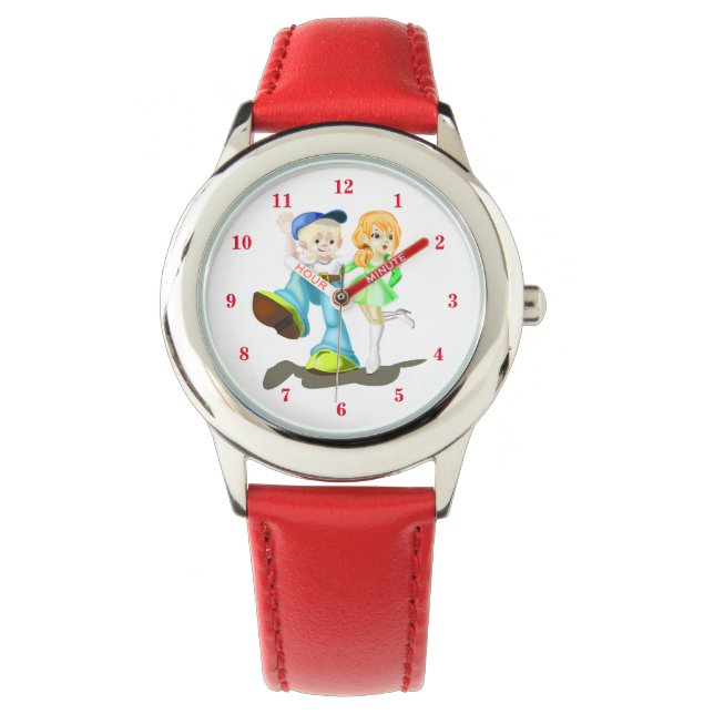 Reloj De Pulsera Cuidados amigos Watch (Anverso)